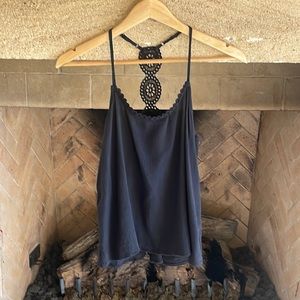 Hollister Black Cotton Tank